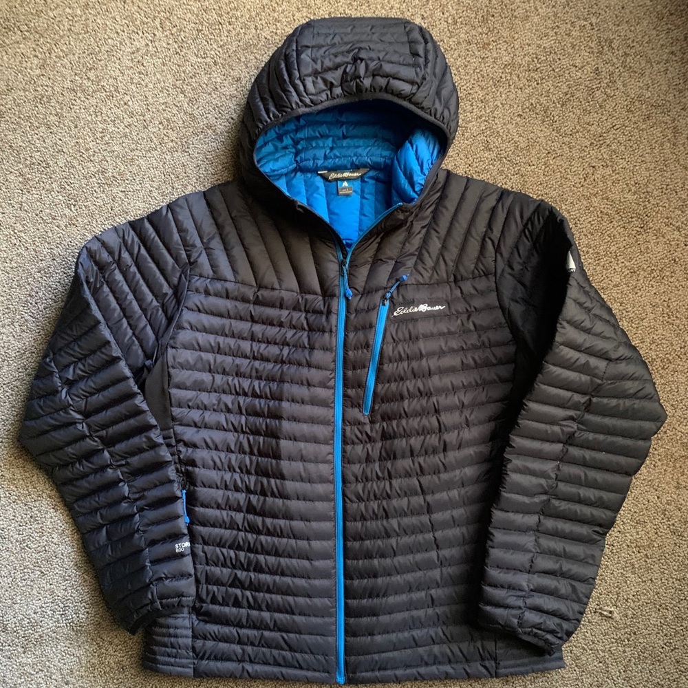 Eddie Baur StormDown 800 Black Men’s Hooded Jacket